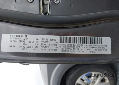 2018 Dodge Journey Se из США, поврежденный, VIN 3C4PDCAB2JT243317